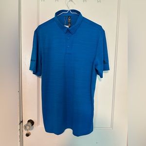 Men Blue Adidas Golf Polo Shirt brand new with tag